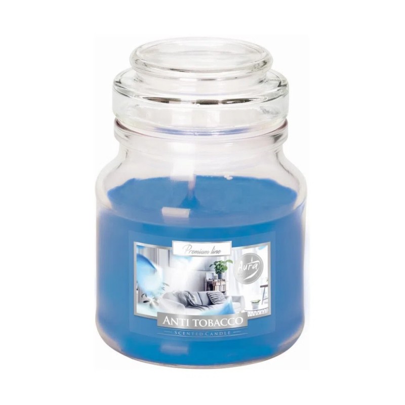 Set 2 x Lumanare Parfumata in Pahar cu Capac Anti - tabac, 28 Ore