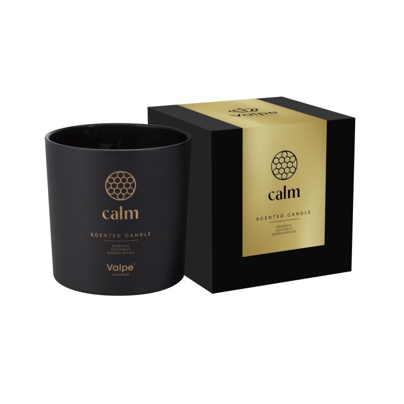 Set 2 x Lumanare Parfumata in Pahar Mat Bispol Calm, Timp Ardere 40 Ore, 300 g