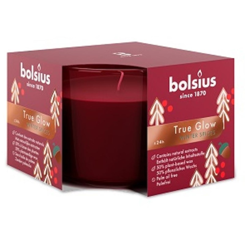 Set 2 x Lumanare Parfumata in Pahar, Winter Spices, 24 Ore, Bolsius