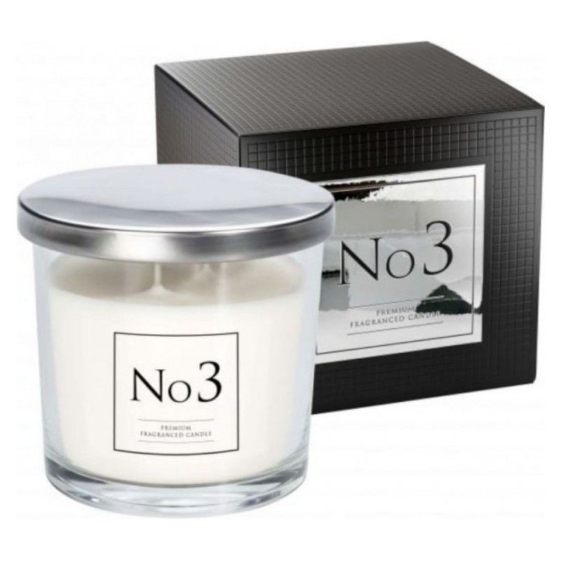 Set 2 x Lumanare Parfumata Premium Line, 2 Fitile, Bispol, Arome Florale, Prune Dulci, Nr. 3