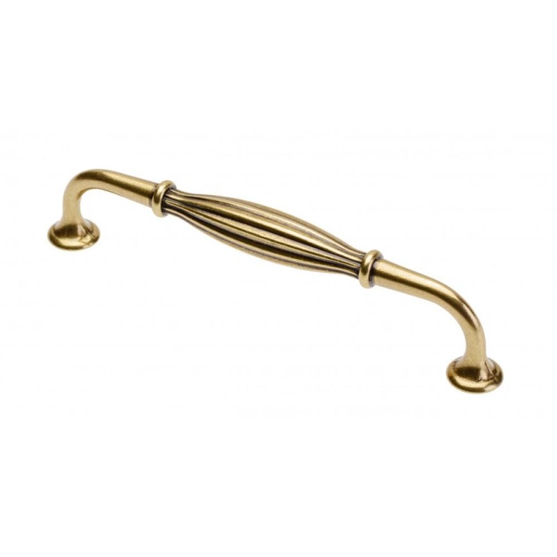 Set 2 x Maner Model Agadir, 128 mm, Finisaj Antic Auriu