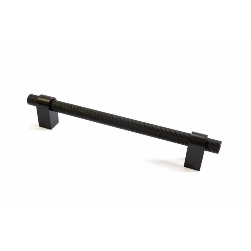 Set 2 x Maner Model Kaira, 128 mm, Finisaj Negru Mat