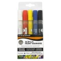 Set 2 x Marker Acrilic Simply Daler Rowney, 5 Bucati