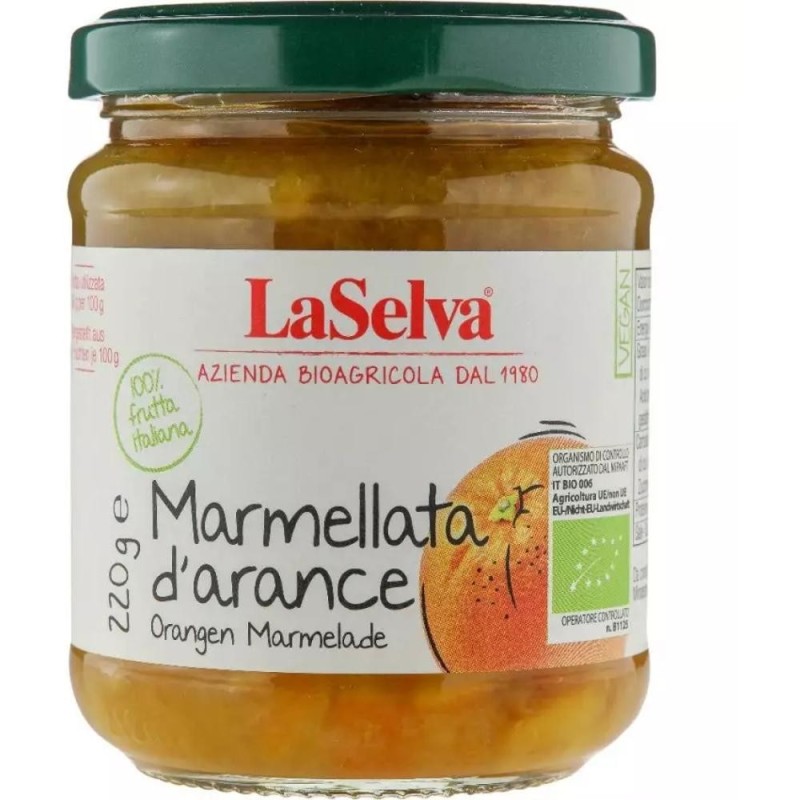 Set 2 x Marmelada Bio de Portocale, 220 g, LaSelva