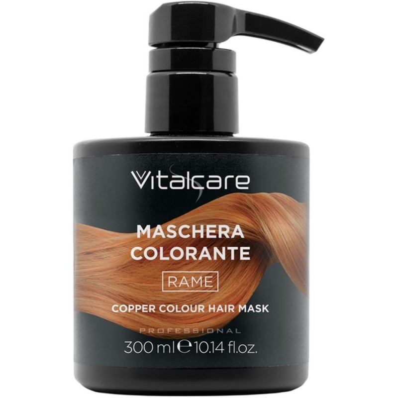 Set 2 x Masca de Par Coloranta pentru Toate Tipurile de Par, Cupru, 300 ml, Vitalcare