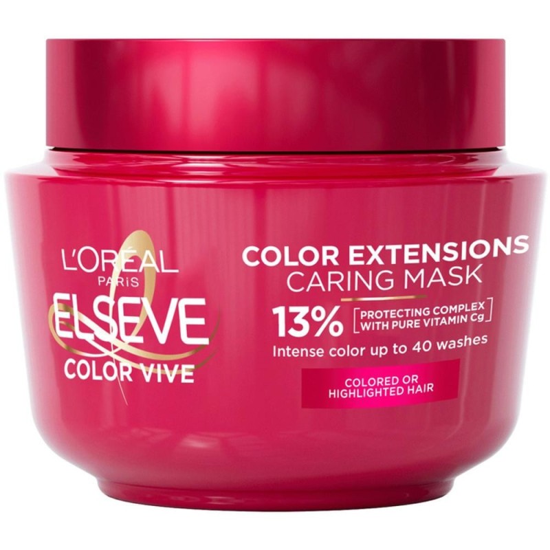 Set 2 x Masca de Par L'Oreal Paris Elseve Color Vive, pentru Par Vopsit, 300 ml