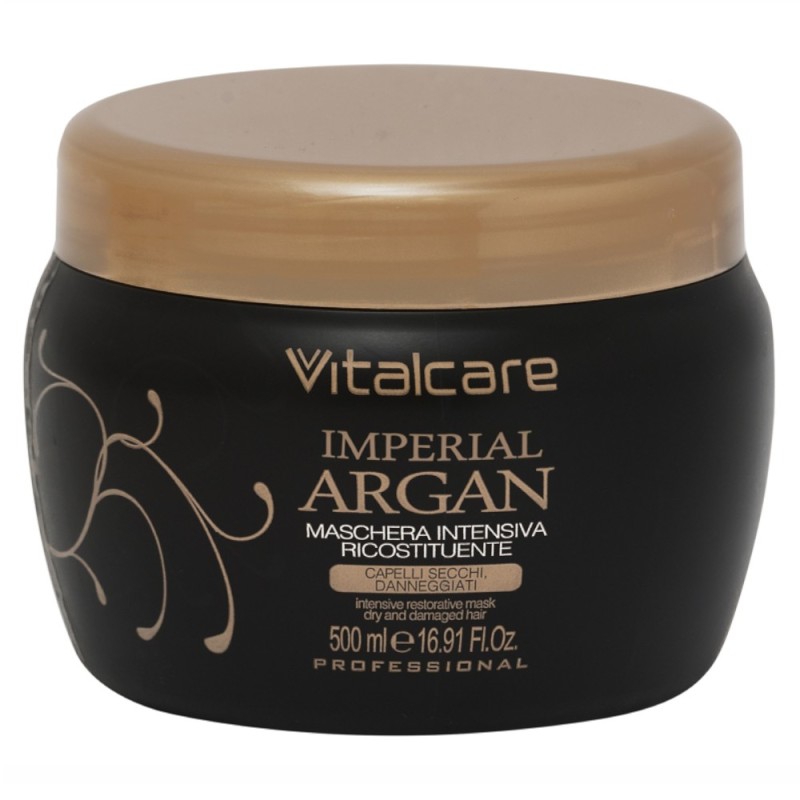 Set 2 x Masca de Par Vitalcare Imperial Argan, pentru Par Uscat, 500 ml