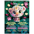 Set 2 x Masca pentru Adolescenti din Material Textil Rainbow Leopard, 7th Heaven