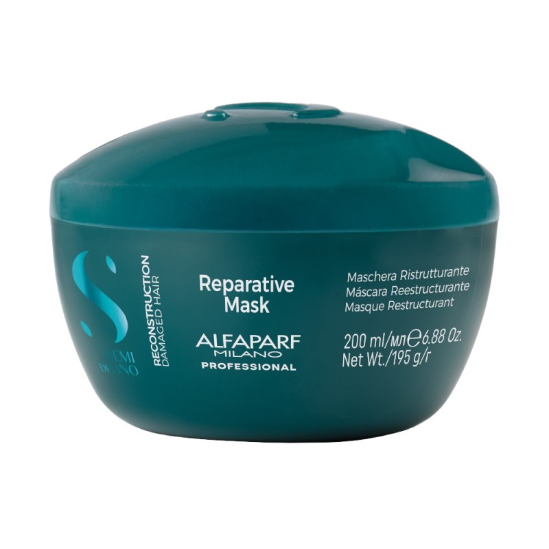 Set 2 x Masca pentru Reconstructie fara Sulafti, Alfaparf Semi di Lino Reconstruction Reparative Mask, 200 ml
