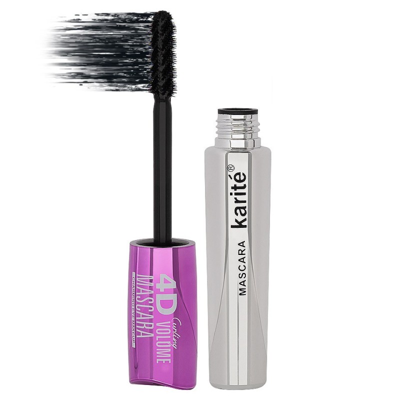 Set 2 x Mascara 4D Curling Volume Karite