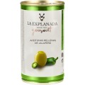 Set 2 x Masline Verzi cu Ardei Jalapeno, Manzanilla, 280 g