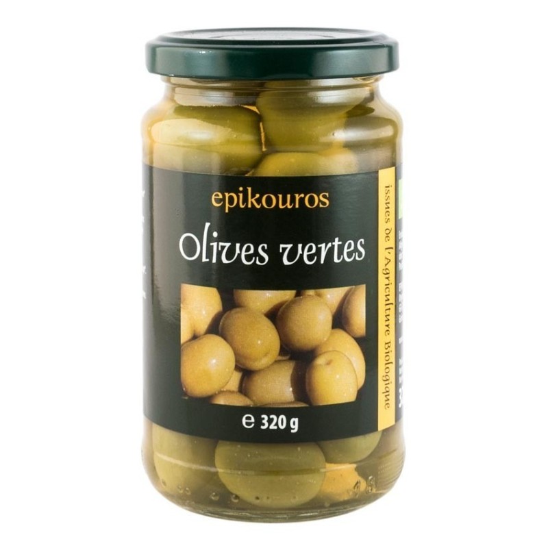 Set 2 x Masline Verzi cu Samburi, BIO, 320 g, Epikouros