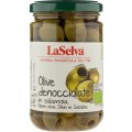 Set 2 x Masline Verzi  fara Samburi in Saramura, Bio, 295 g, La Selva