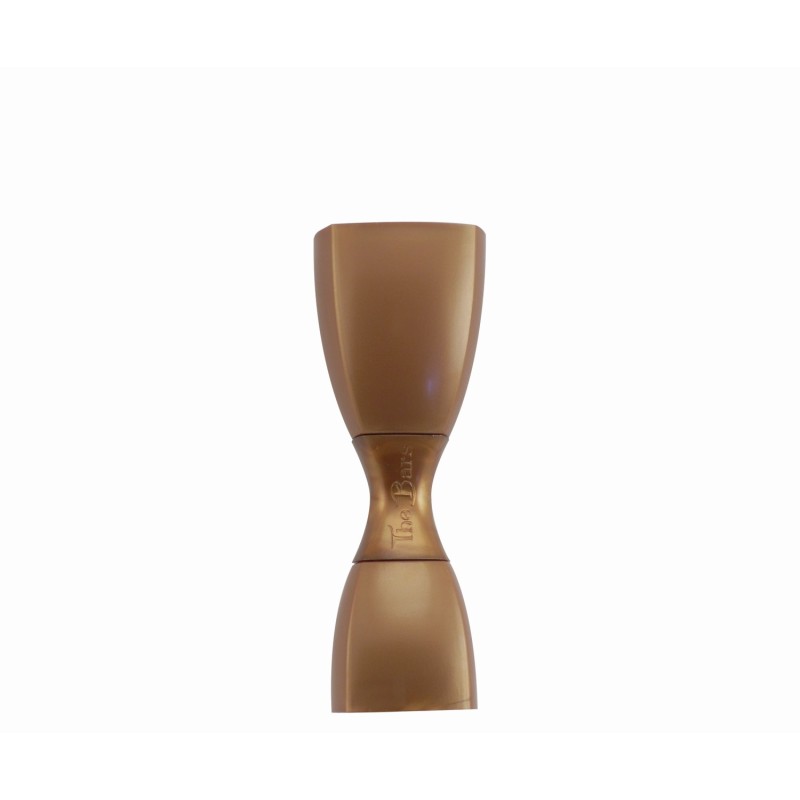 Set 2 x Masura pentru Bauturi Alcoolice, Copper, 25 - 50 ml