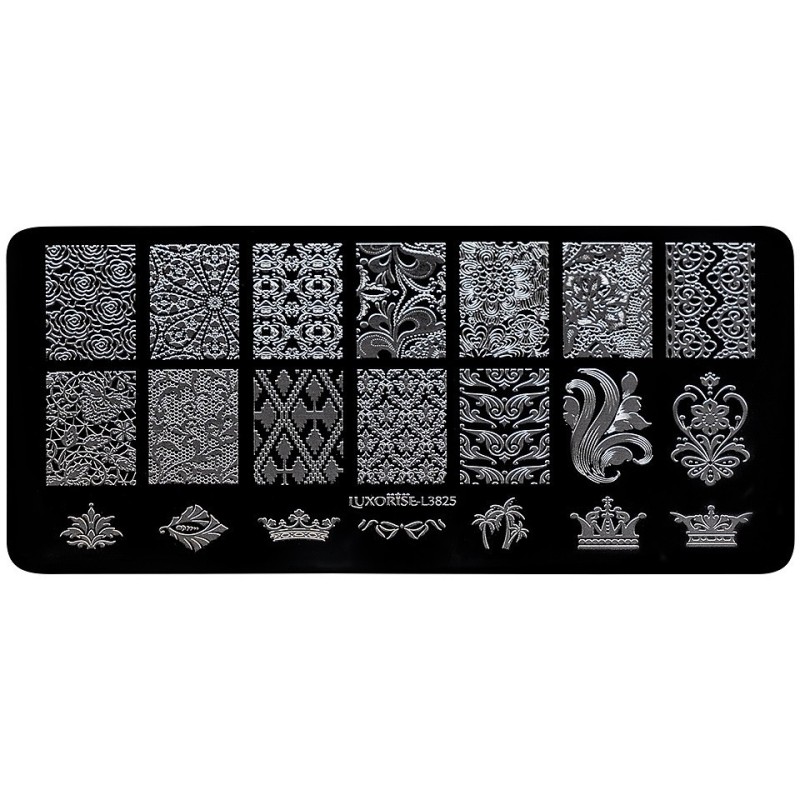Set 2 x Matrita Metalica Stampila Unghii Luxorise, Queen Expectations