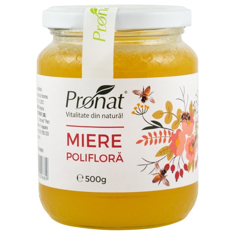 Set 2 x Miere Poliflora, 500 g, Pronat