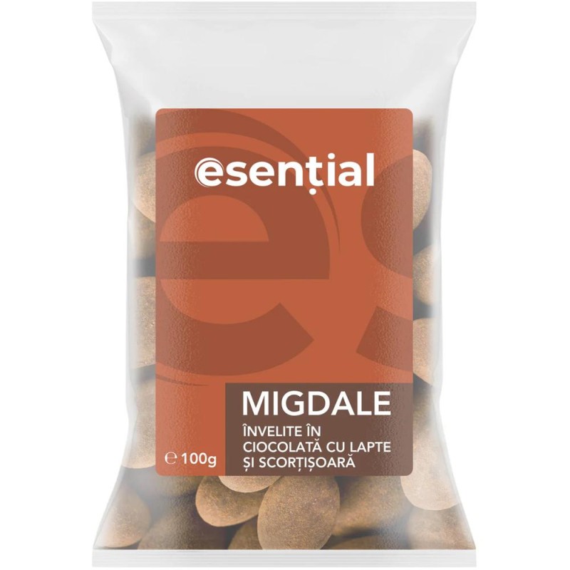 Set 2 x Migdale Invelite in Ciocolata cu Lapte si Scortisoara Esential'aroms, 100 g