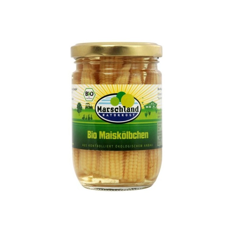 Set 2 x Mini Porumb in Saramura, Bio, 230 g, Marschland Naturkost