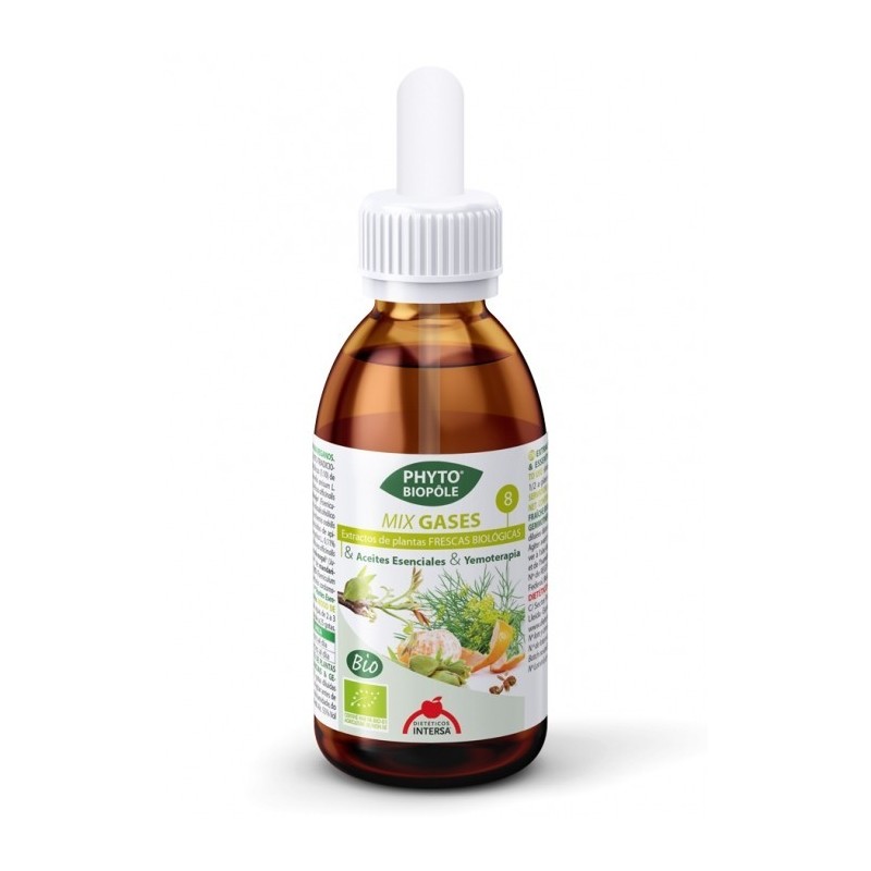 Set 2 x Mix Bio 8 din Plante, Gaze, Digestie si Stomac Plat, 50 ml Phyto-Biopole
