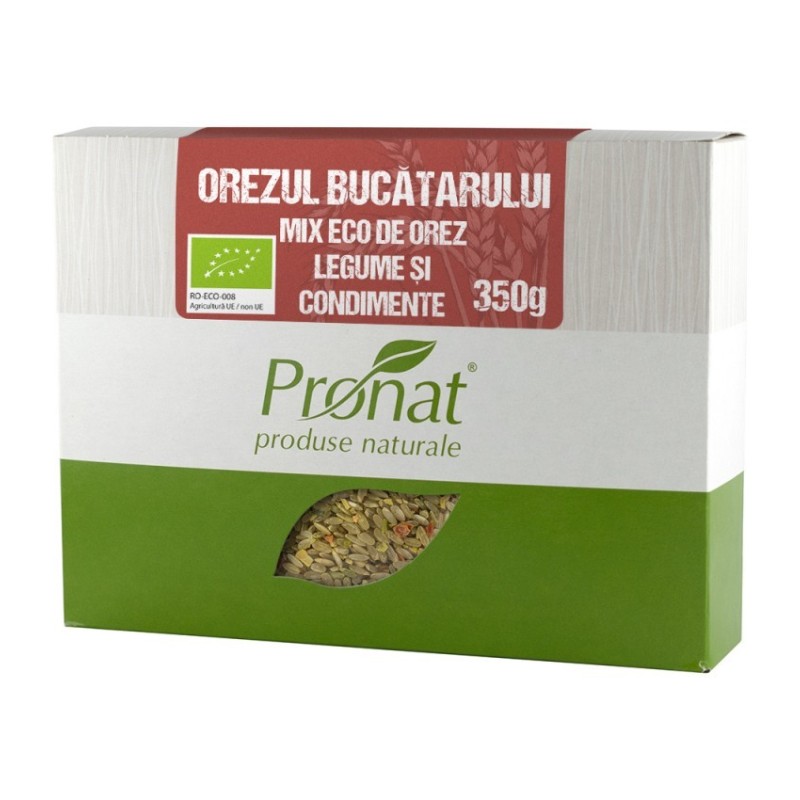 Set 2 x Mix BIO de Orez, Legume si Condimente, 350 g, Pronat