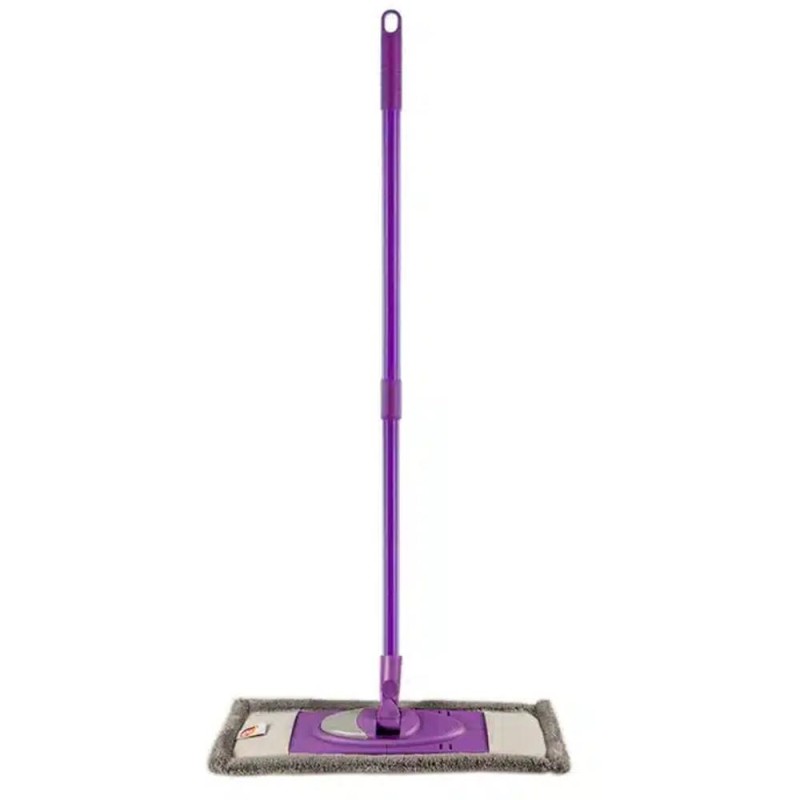 Set 2 x Mop Plat cu Microfibra si Coada Telescopica, Oti, 150 cm