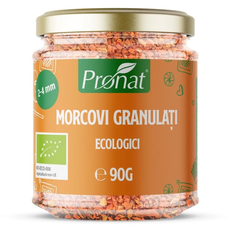 Set 2 x Morcovi Uscati, Bucati, Bio, 90 g