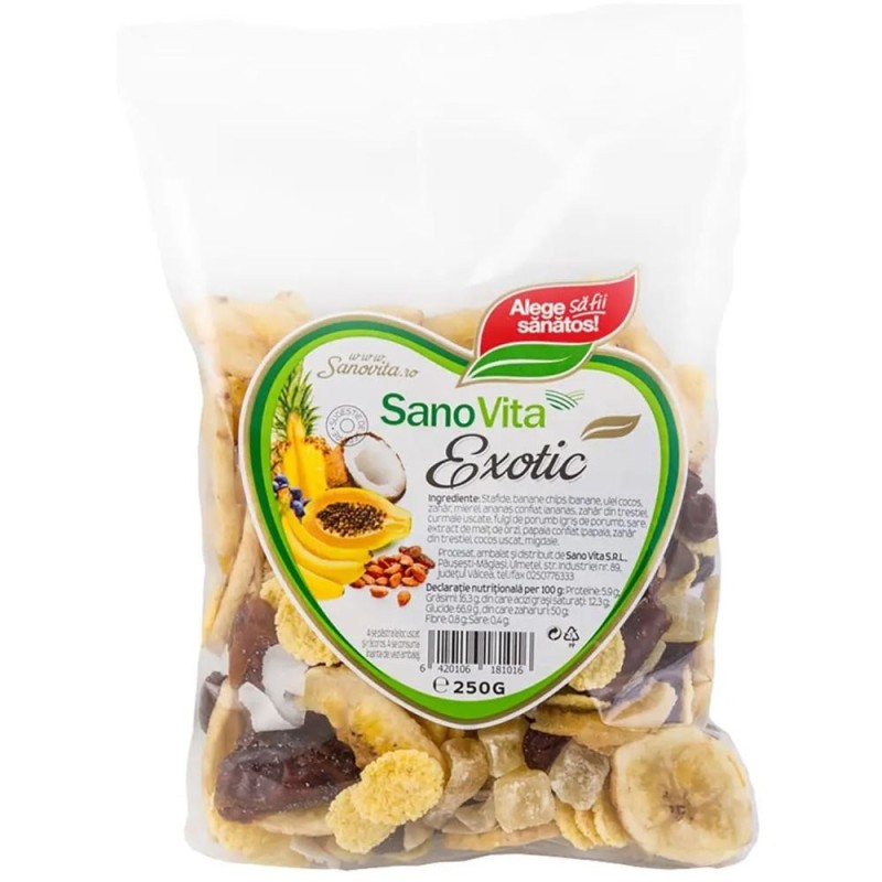 Set 2 x Musli Exotic, Sanovita, 250 g