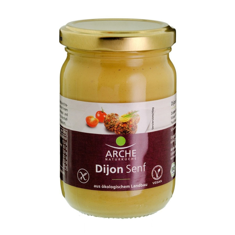 Set 2 x Mustar Dijon, Bio, 200 ml Arche