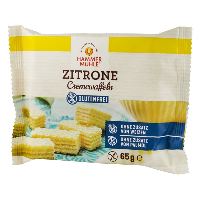 Set 2 x Napolitane cu Crema de Lamaie, 65 g Hammer Muhle