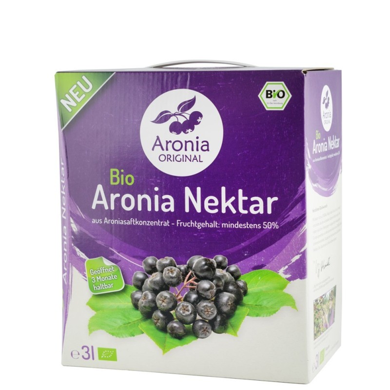 Set 2 x Nectar Bio de Aronia, 3 l Aronia Original