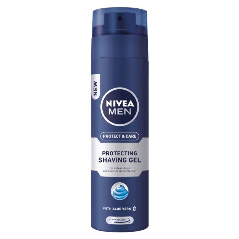 Set 2 x Nivea Gel Ras Protect & Care Ten Normal 200ml