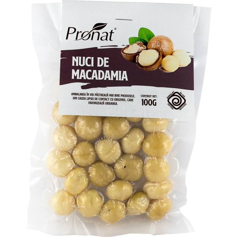 Set 2 x Nuci Macadamia Crude, 100 g