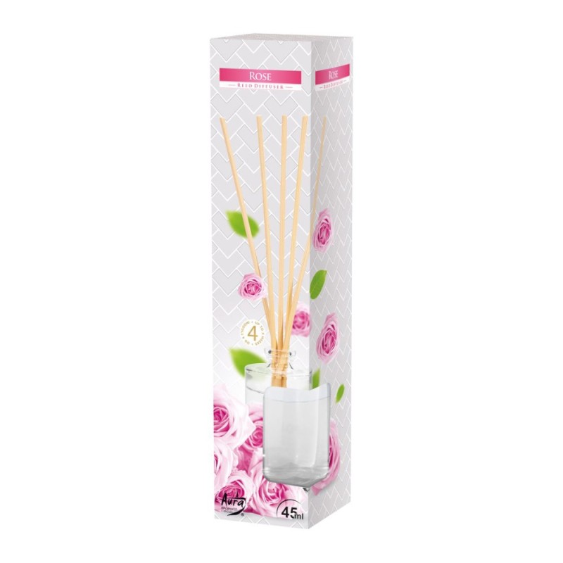 Set 2 x Odorizant Camera Bispol Reed Diffuser Trandafiri, 45 ml