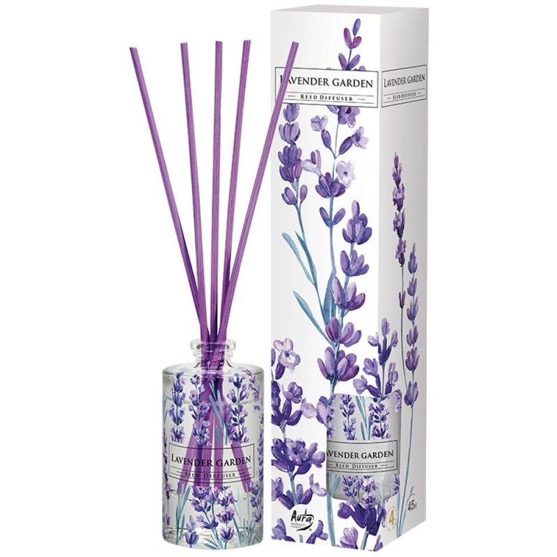 Set 2 x Odorizant Difuzor cu Betisoare pentru Casa, Gradina de Lavanda, 45 ml, Bispol