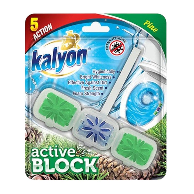Set 2 x Odorizant Toaleta Kalyon, Active Block, Pin