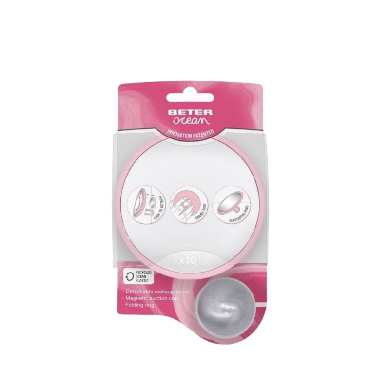 Set 2 x Oglinda Detasabila Beter Espejo Ocean, cu Ventuza Magnetica si Inel Pliabil