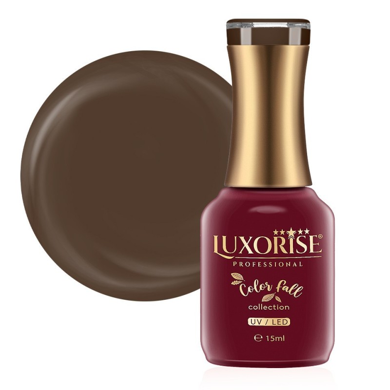 Set 2 x Oja Semipermanenta Color Fall Collection Brownie Crush, Luxorise, 15 ml