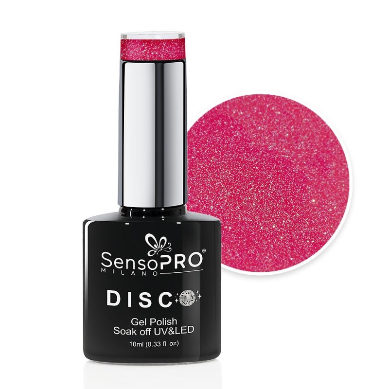 Set 2 x Oja Semipermanenta Disco SensoPRO Milano 10 ml, Funky Fuchsia 30