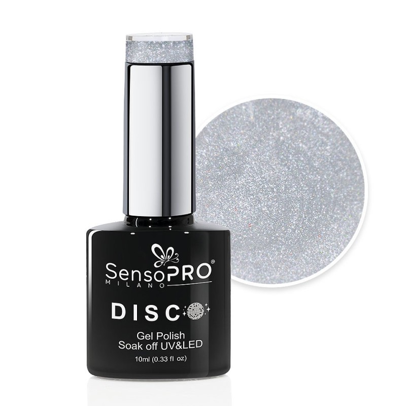 Set 2 x Oja Semipermanenta Disco SensoPRO Milano 10 ml, Milky White 33