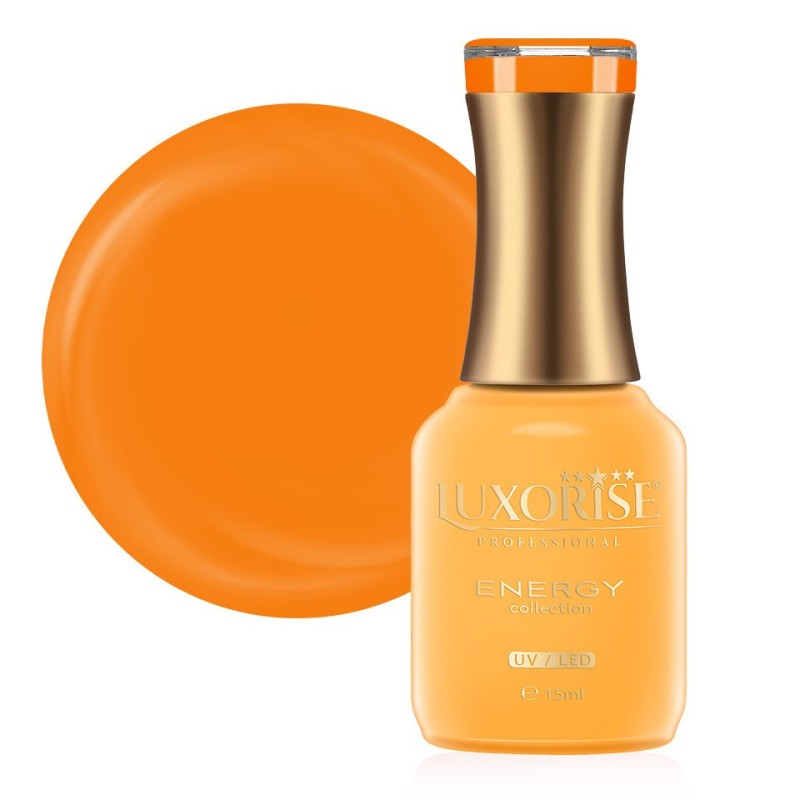 Set 2 x Oja Semipermanenta Energy Collection Luxorise, Crazy Orange 15 ml