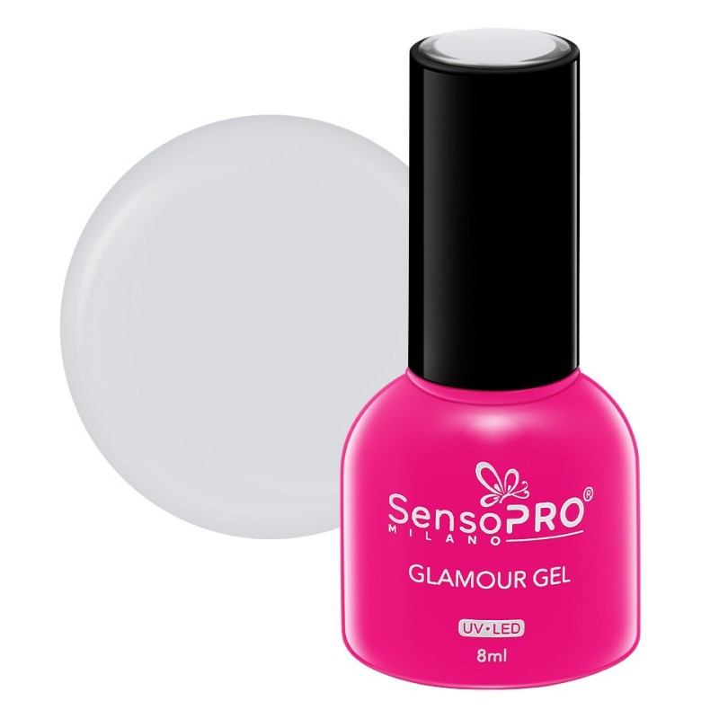 Set 2 x Oja Semipermanenta Glamour Gel SensoPRO Milano 8 ml, Stones Of Heaven 76