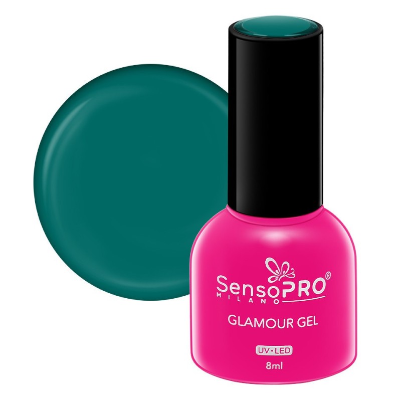 Set 2 x Oja Semipermanenta Glamour Gel SensoPRO Milano 8 ml, Totally Buzz 42