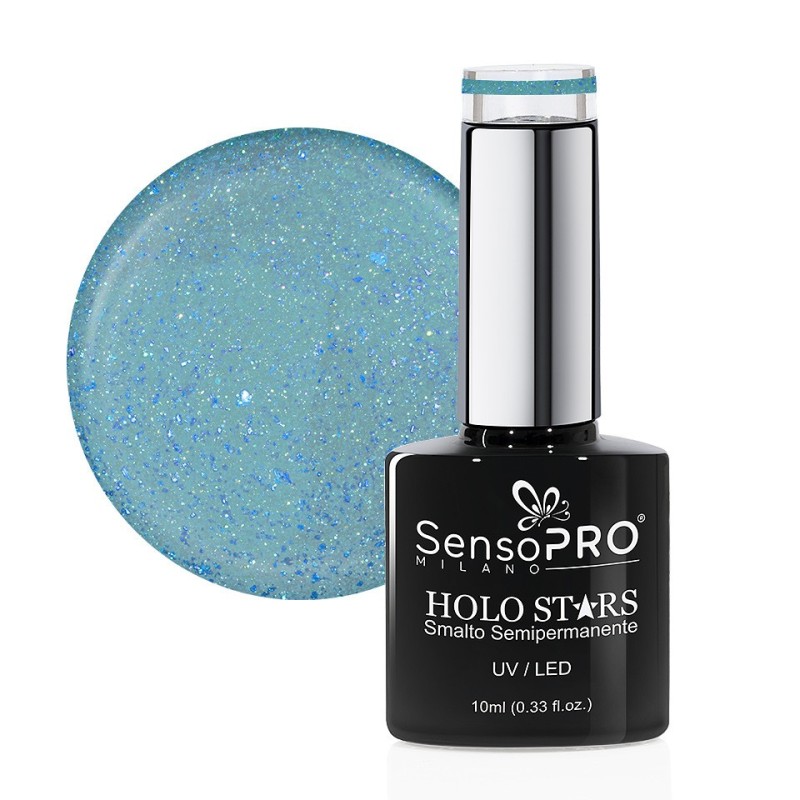 Set 2 x Oja Semipermanenta Holo Stars SensoPRO Milano 10 ml, Spectacular Wave 21