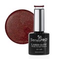 Set 2 x Oja Semipermanenta Holografica Laser Glow SensoPRO Milano 10 ml, Red Attraction 28