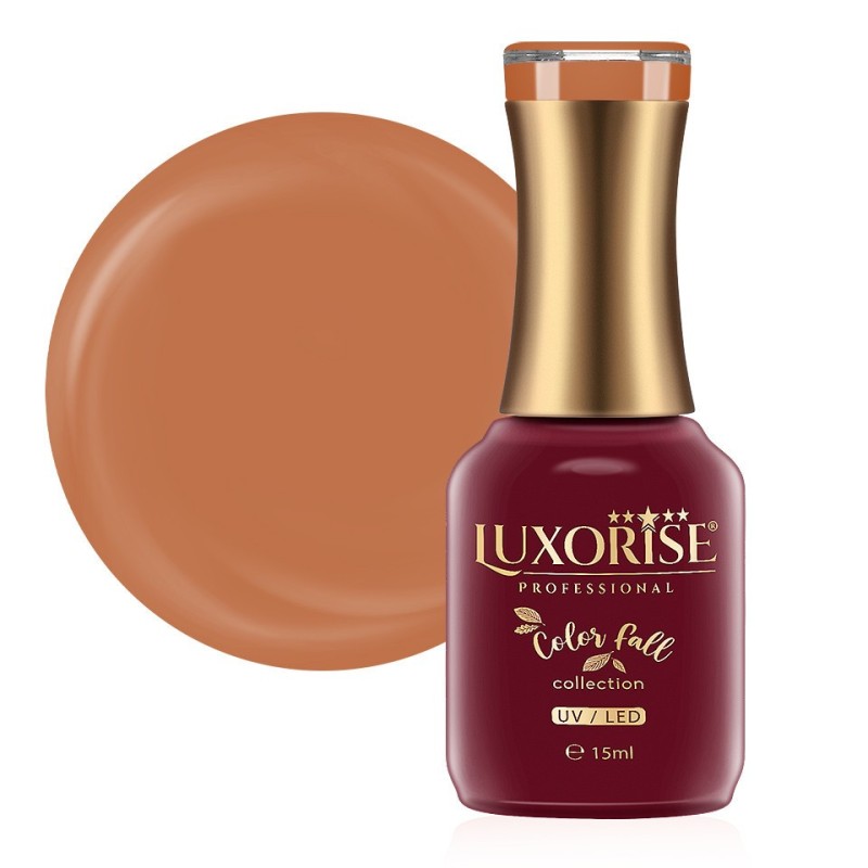 Set 2 x Oja Semipermanenta Luxorise Color Fall Collection, Auburn City, 15 ml