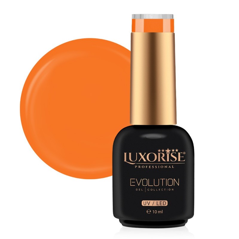 Set 2 x Oja Semipermanenta Luxorise Evolution, Neon Obsession, Atomic Tangerine 10 ml
