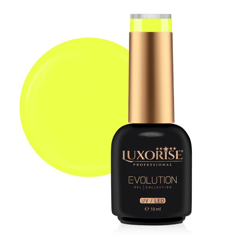 Set 2 x Oja Semipermanenta Luxorise Evolution, Neon Obsession, Laser Lemon 10 ml