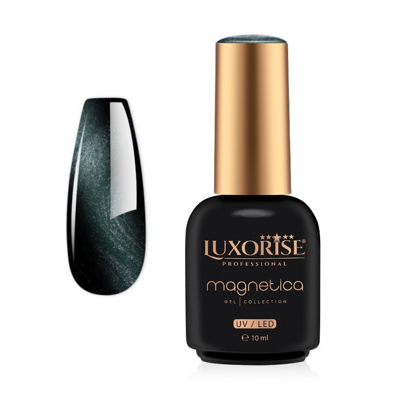 Set 2 x Oja Semipermanenta LUXORISE MAGNETICA - Crystal Glow, Emerald 10ml