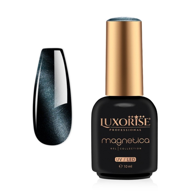 Set 2 x Oja Semipermanenta LUXORISE MAGNETICA - Crystal Glow, Teal 10ml