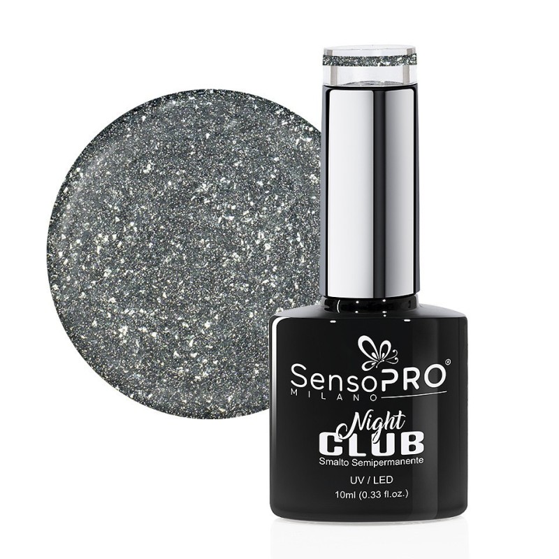 Set 2 x Oja Semipermanenta Night Club SensoPRO Milano, 10 ml, Legendary Bliss 09